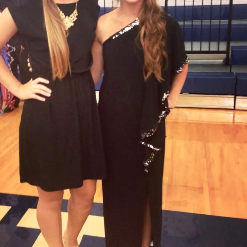 Black formal dress